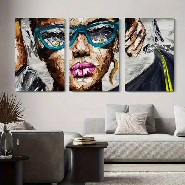Stampa su tela — Donna Pop Art