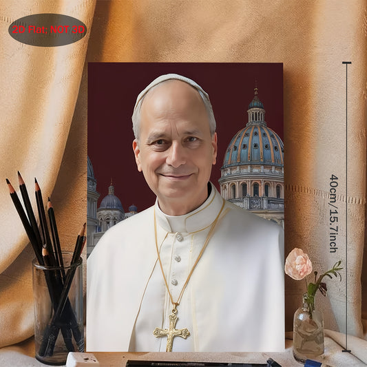 Stampa su tela intelaiata — Papa Leone XIV