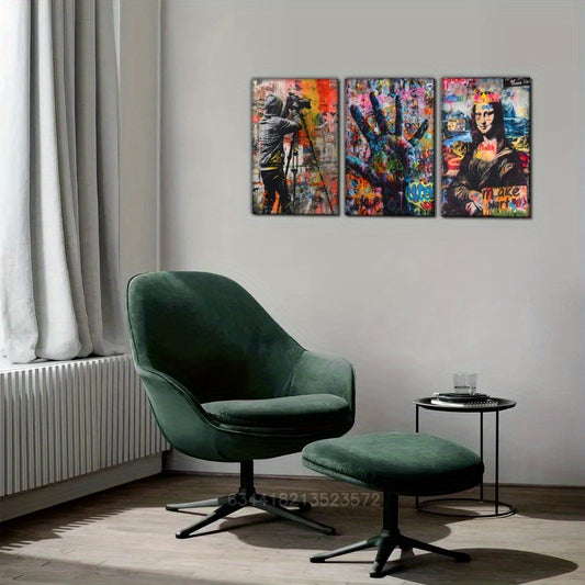 Stampa su tela intelaiata — Homage to Mona Lisa