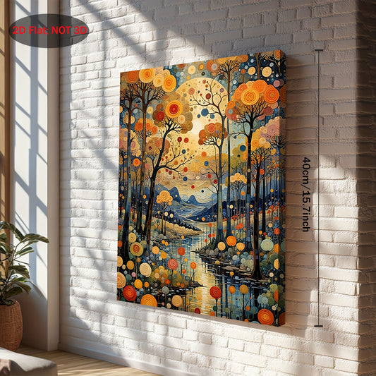 Stampa su tela intelaiata — Homage to Klimt