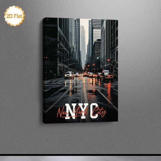 Stampa su tela intelaiata — New York