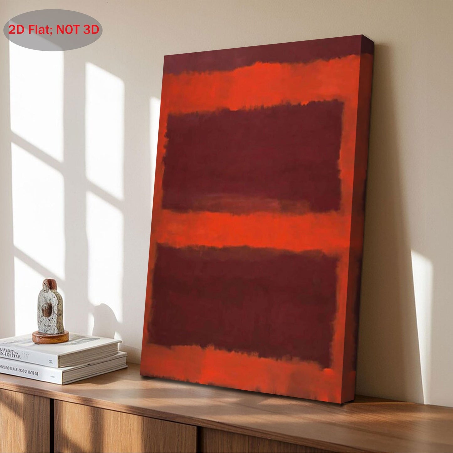 Stampa su tela intelaiata — Homage to Rothko
