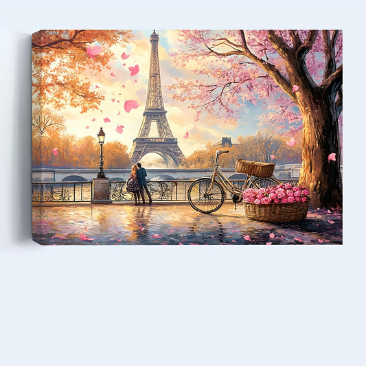 Stampa su tela intelaiata — Torre Eiffel