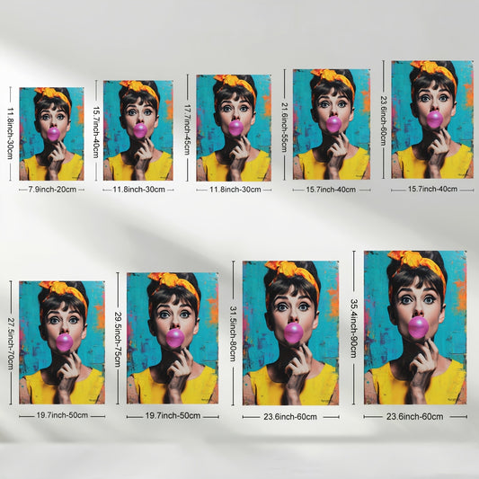 Stampa su tela — Homage to Audrey