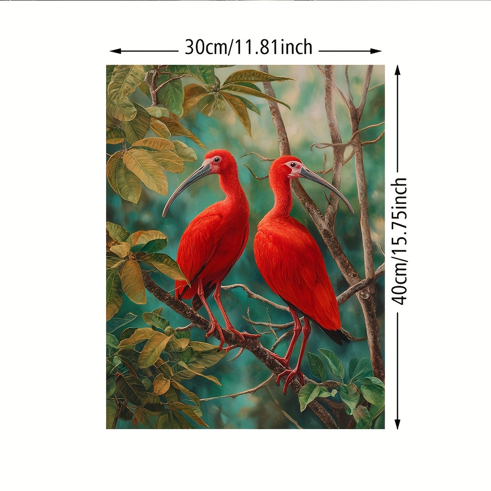 Stampa su tela intelaiata — Ibis Scarlatto