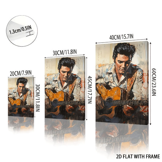 Stampa su tela intelaiata — Homage to Elvis