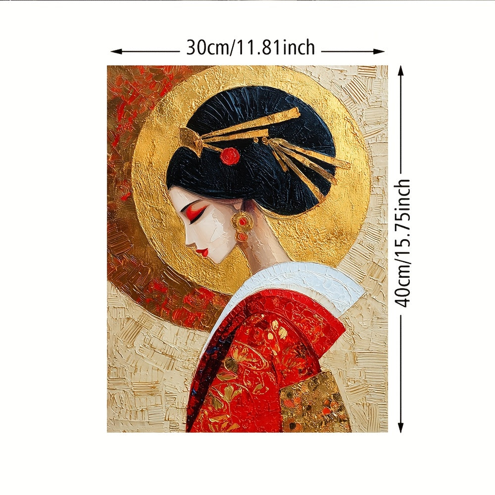 Stampa su tela intelaiata — Geisha