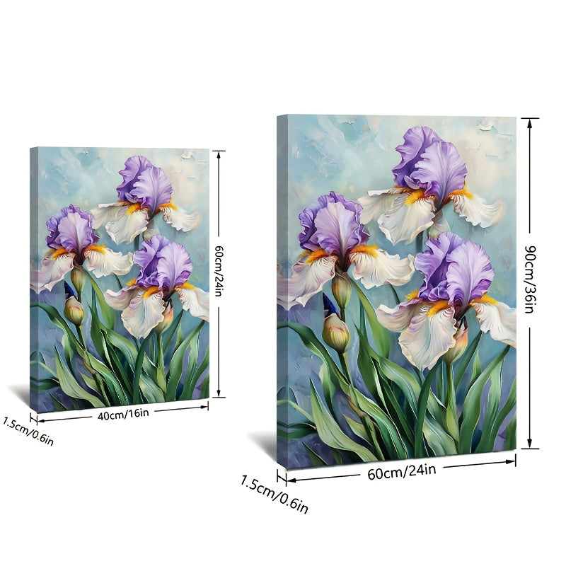 Stampa su tela intelaiata — Iris