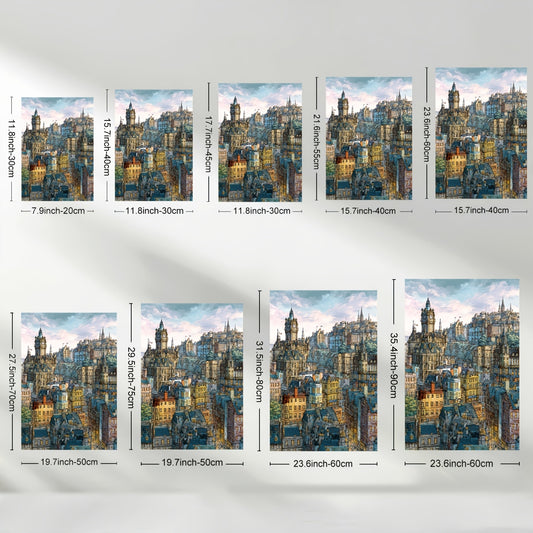 Stampa su tela intelaiata — Città Europea