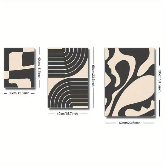 Stampa su tela intelaiata — Mid-Century Geometrico