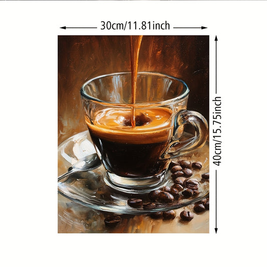 Stampa su tela intelaiata — Caffè