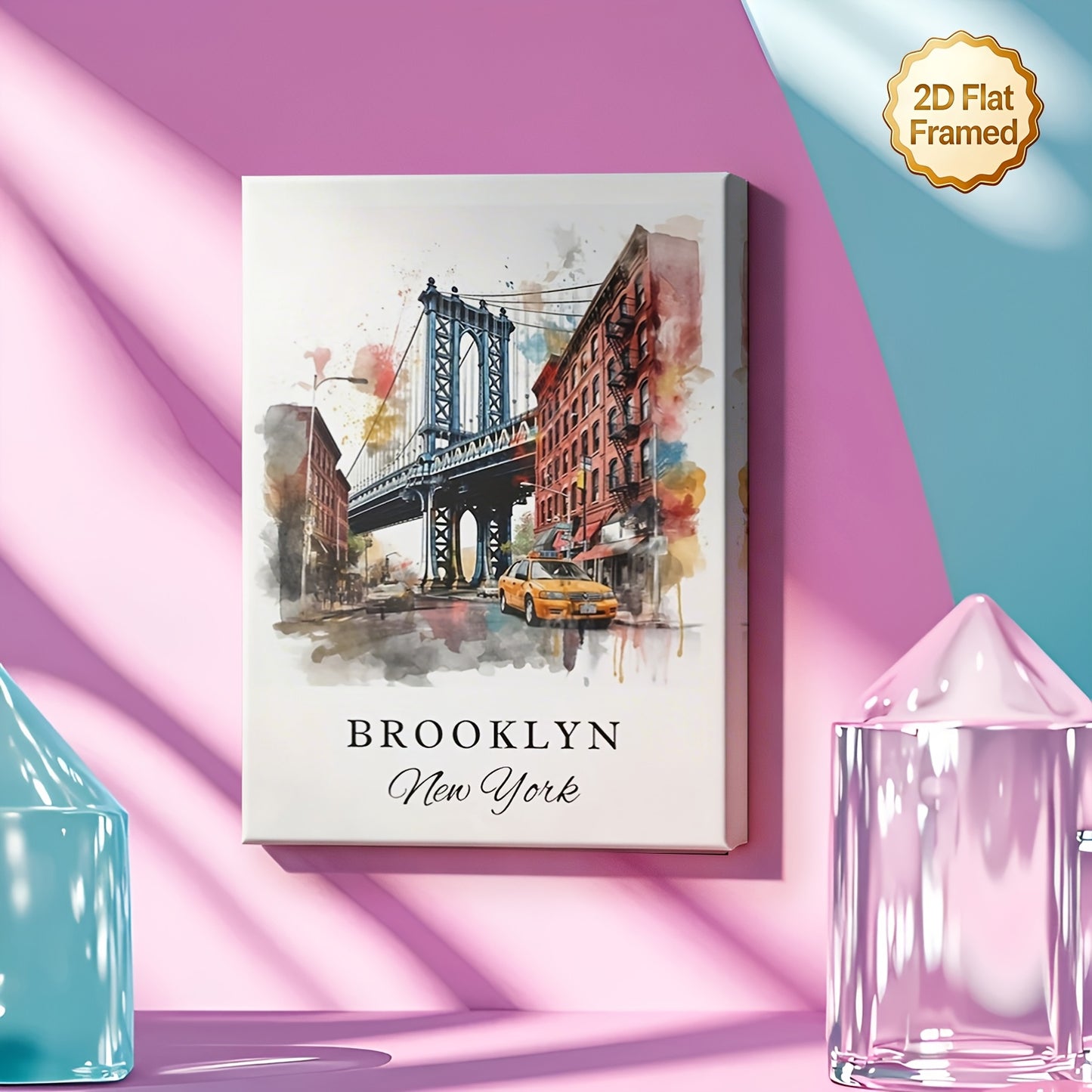 Stampa su tela intelaiata — Brooklyn