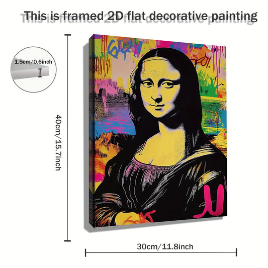 Stampa su tela — Homage to Mona Lisa