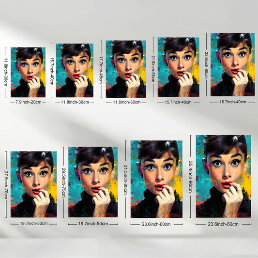 Stampa su tela — Homage to Audrey