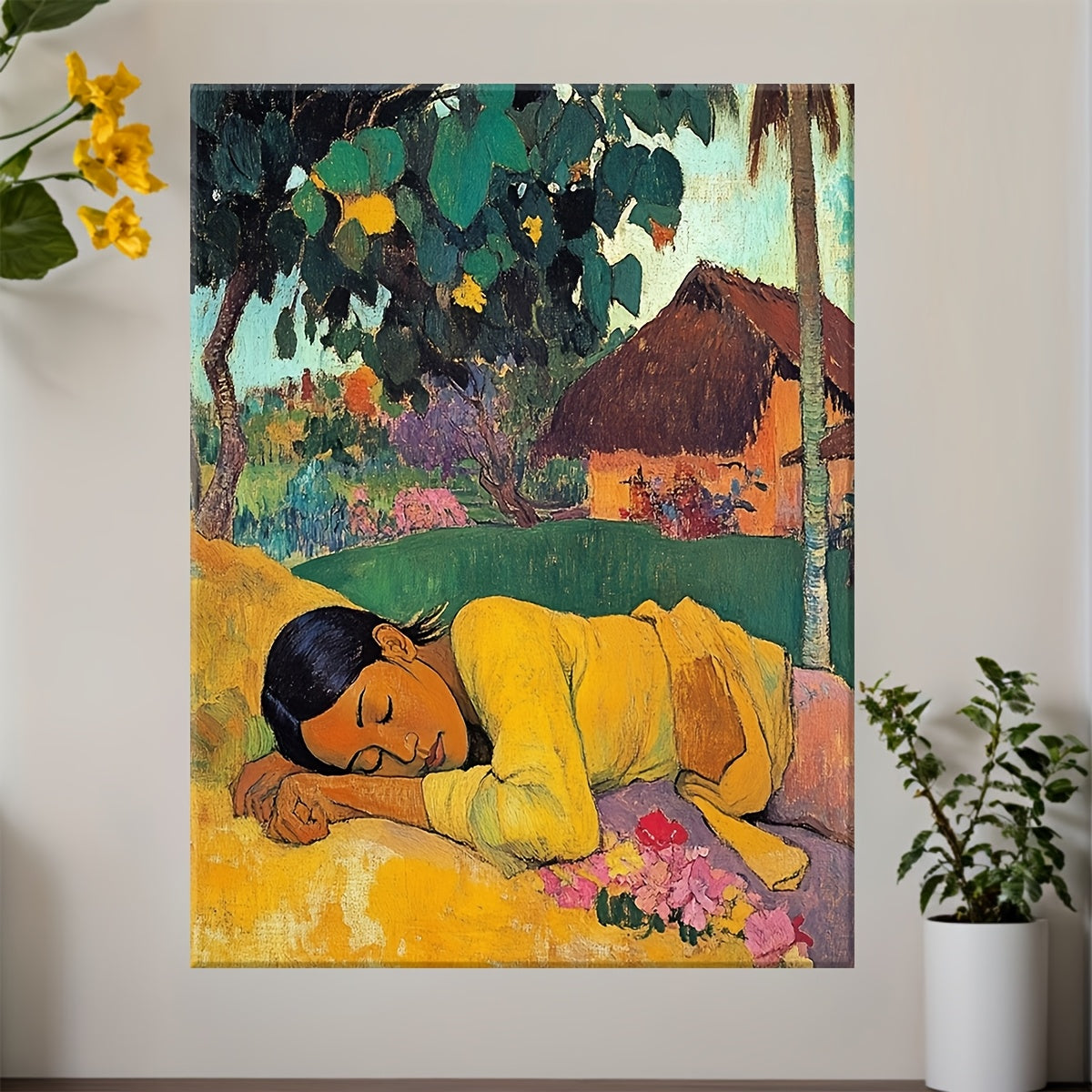 Stampa su tela intelaiata — Homage to Gauguin