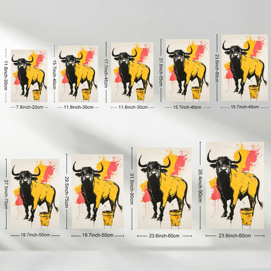 Stampa su tela intelaiata — Toro Graffiti