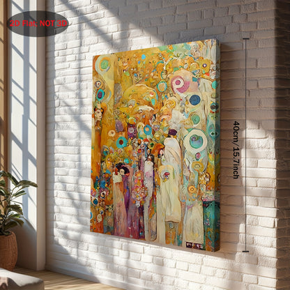 Stampa su tela intelaiata — Homage to Klimt