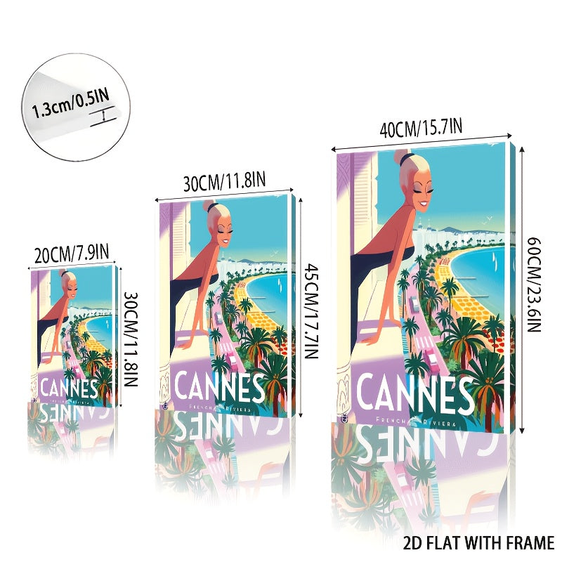 Stampa su tela intelaiata — Cannes