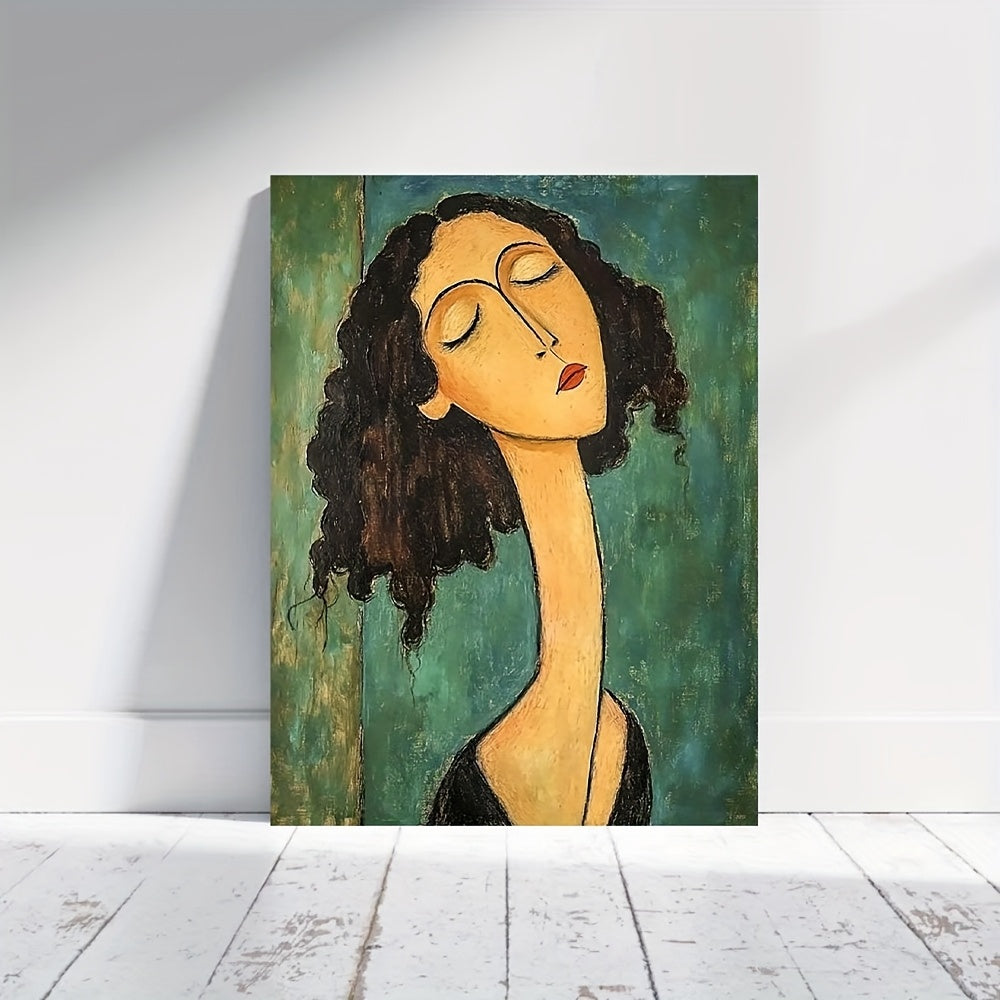 Stampa su tela intelaiata — Homage to Modigliani
