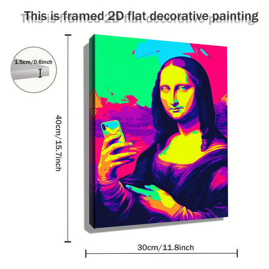 Stampa su tela — Homage to Mona Lisa