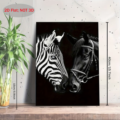 Stampa su tela intelaiata — Zebra