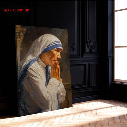 Stampa su tela intelaiata — Madre Teresa di Calcutta
