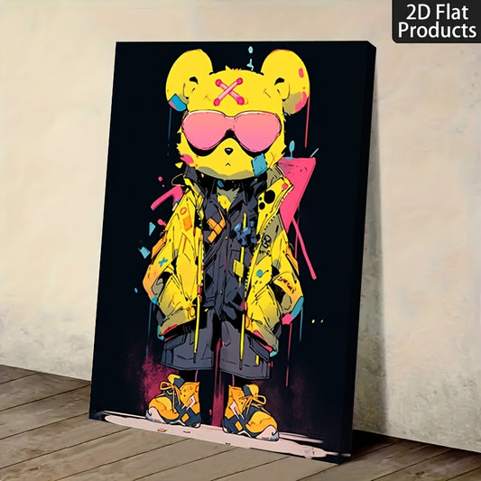 Stampa su tela — Orso Graffiti