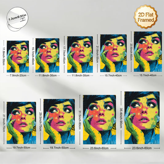 Stampa su tela — Donna Pop Art