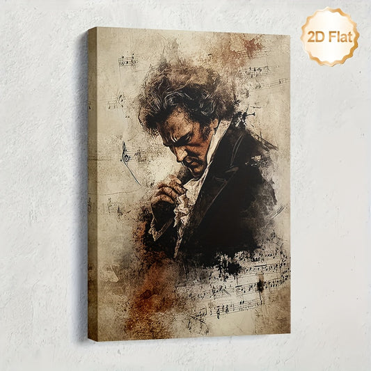 Stampa su tela intelaiata — Beethoven