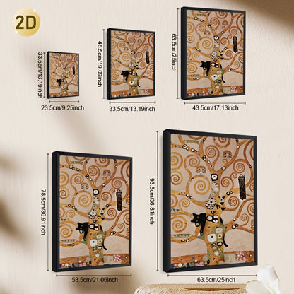 Stampa su tela intelaiata — Homage to Klimt