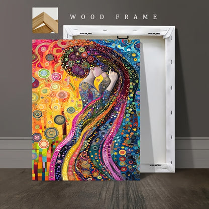 Stampa su tela intelaiata — Homage to Klimt