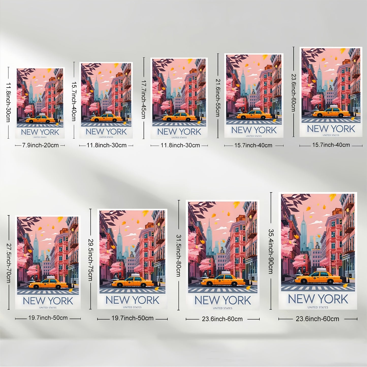 Stampa su tela intelaiata — New York