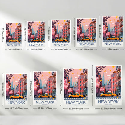 Stampa su tela intelaiata — New York