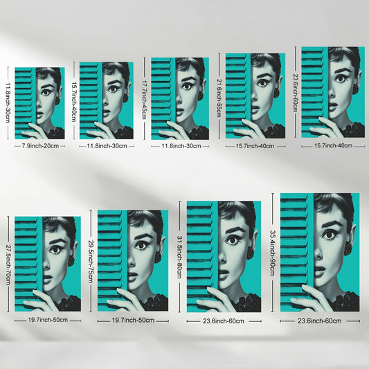 Stampa su tela intelaiata — Homage to Audrey