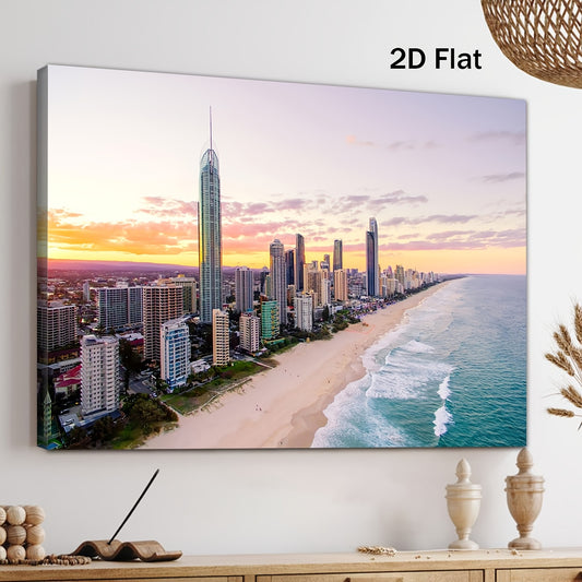 Stampa su tela intelaiata — Surfers Paradise