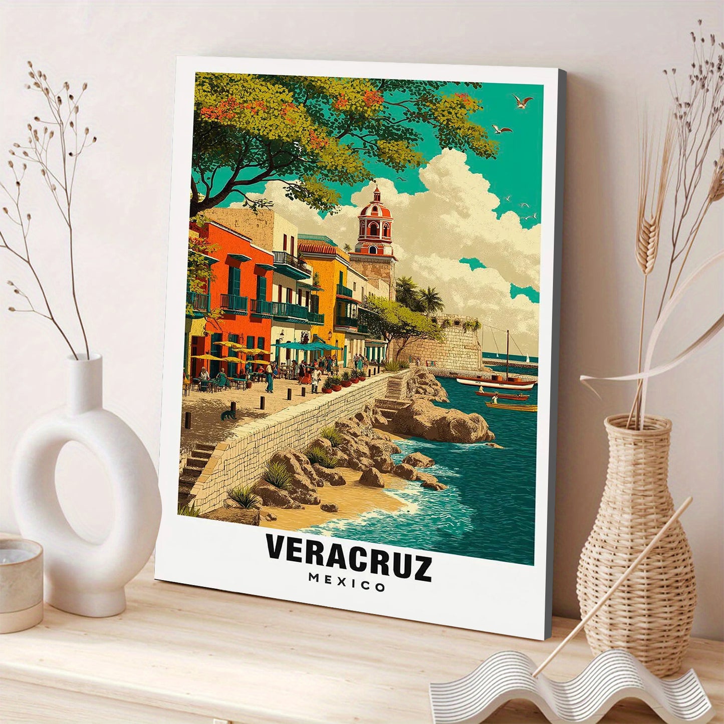 Stampa su tela intelaiata — Veracruz