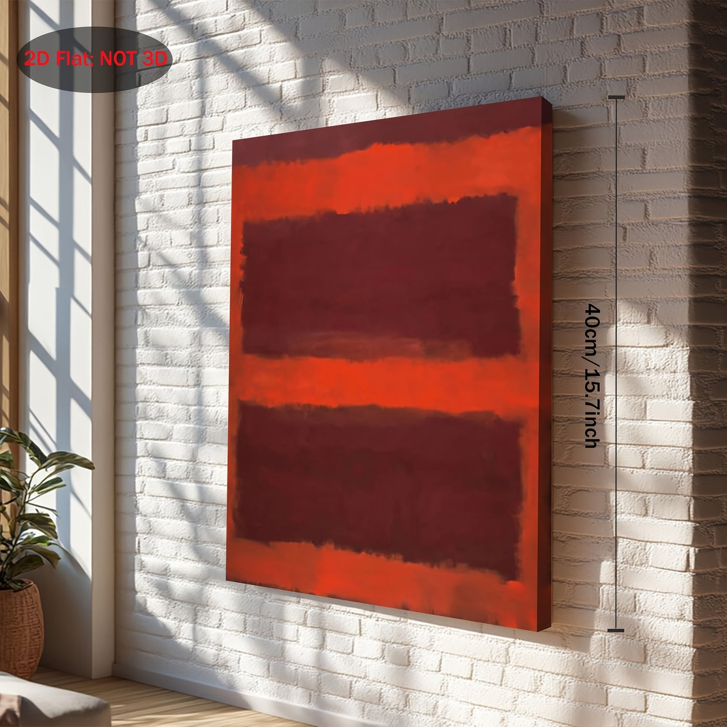 Stampa su tela intelaiata — Homage to Rothko