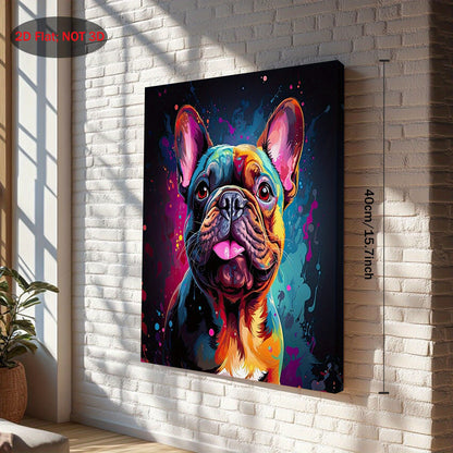 Stampa su tela — Bulldog Francese