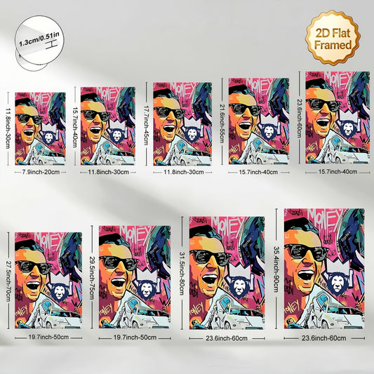 Stampa su tela — Leone Pop Art
