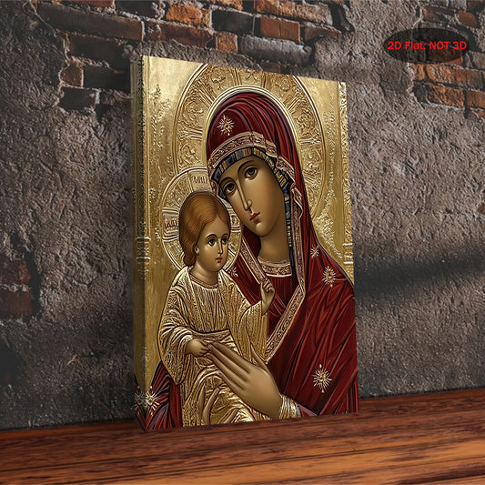 Stampa su tela intelaiata — Madonna col Bambino