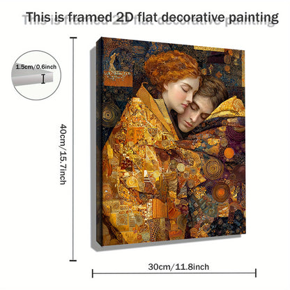 Stampa su tela intelaiata — Homage to Klimt