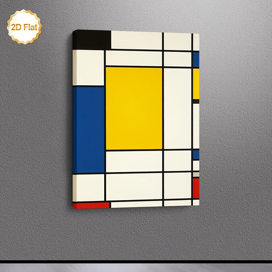 Stampa su tela intelaiata — Mondrian