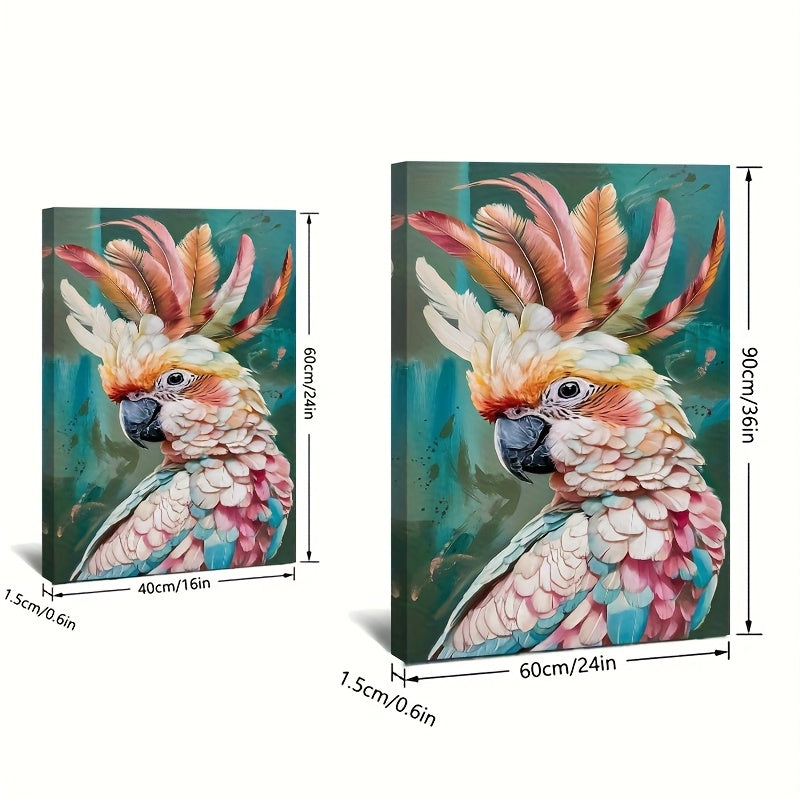 Stampa su tela intelaiata — Cacatua