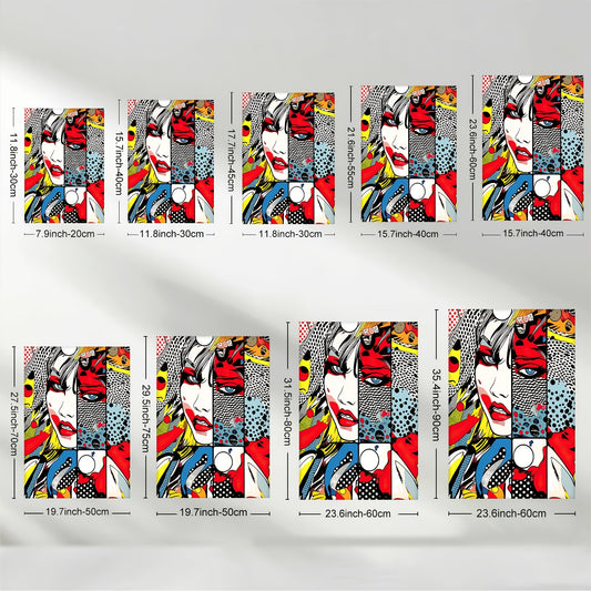 Stampa su tela intelaiata — Pop Art Femminile