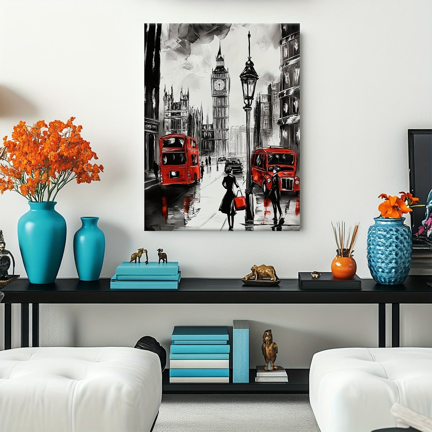 Stampa su tela intelaiata — Londra Big Ben