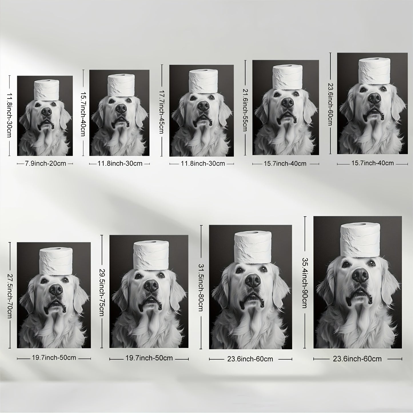 Stampa su tela intelaiata — Golden Retriever