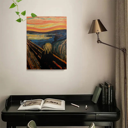 Stampa su tela intelaiata — Homage to Munch