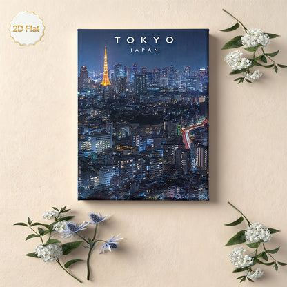 Stampa su tela intelaiata — Tokyo