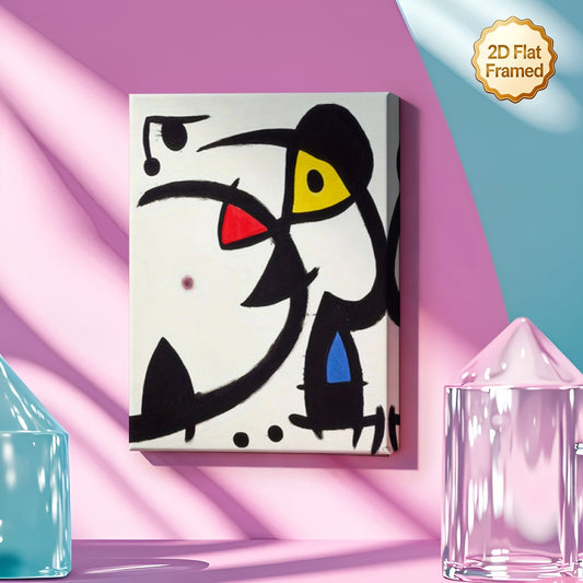 Stampa su tela intelaiata — Homage to Miró