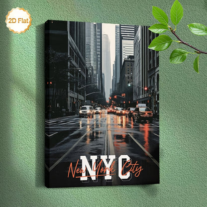 Stampa su tela intelaiata — New York